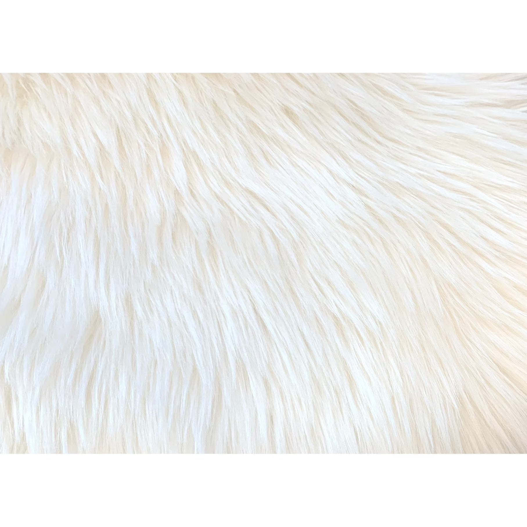 Faux Sheepskin 8-Pelt Plush Shag Area Rug 6' x 8' White L47798