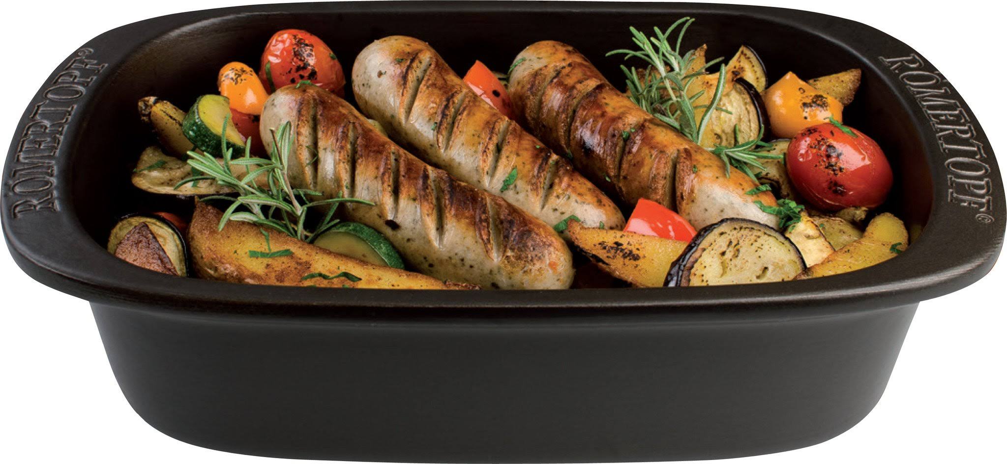 Black Casserole Dish N3663