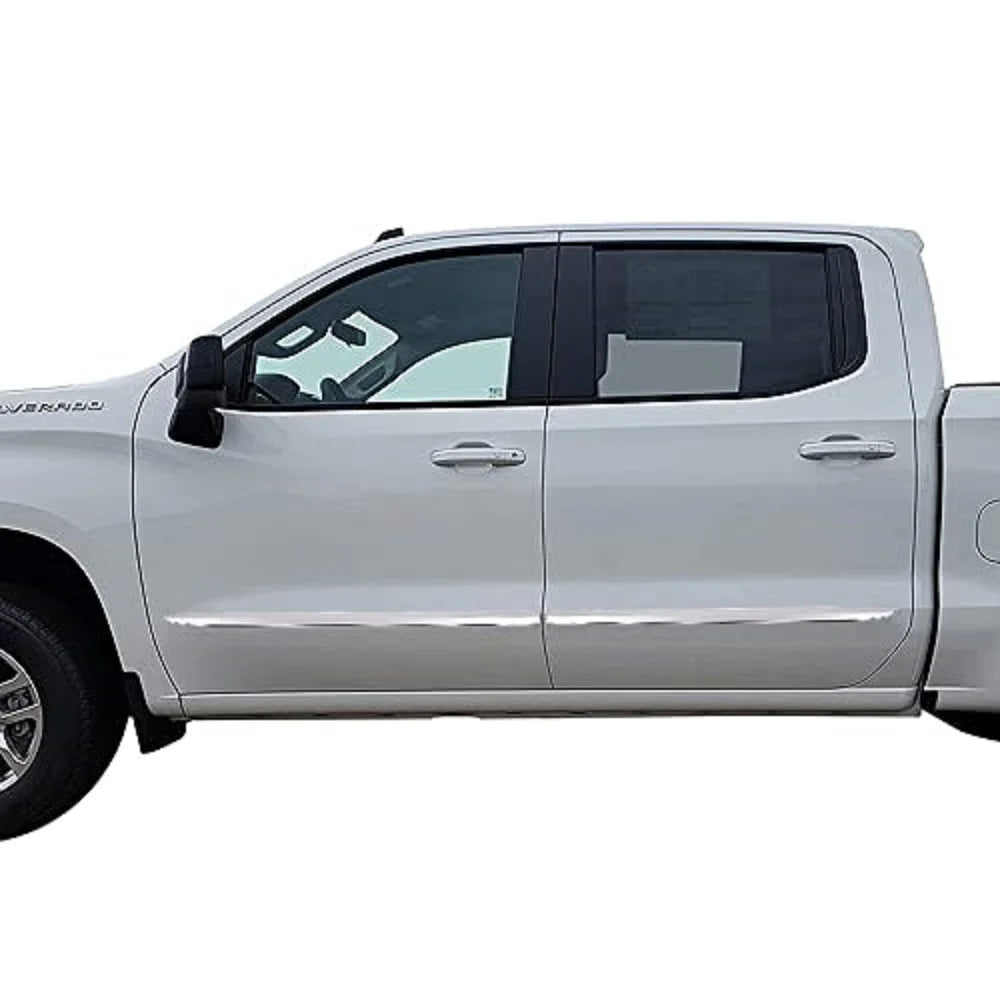 Chrome Side Door Body Molding Trim 4pcs T4129