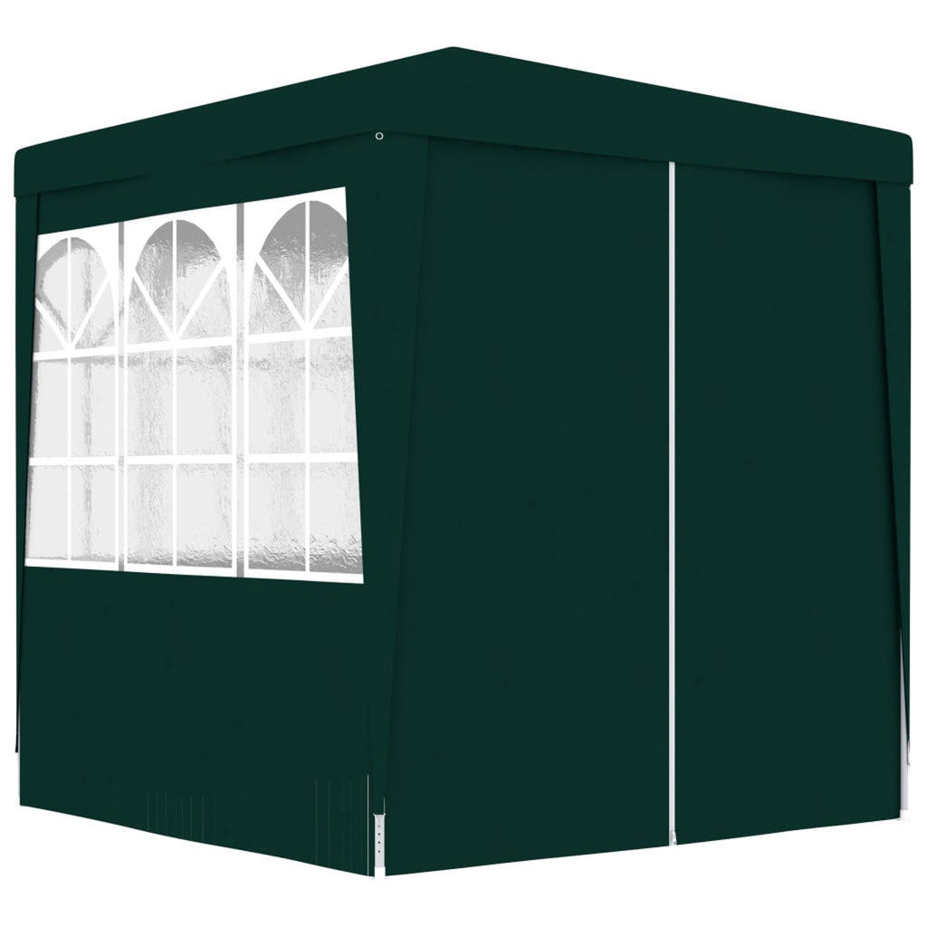Green Party Tent with Side Walls Outdoor Gazebo Canopy 6.6ft x 6.6ft x 7.9ft E54203