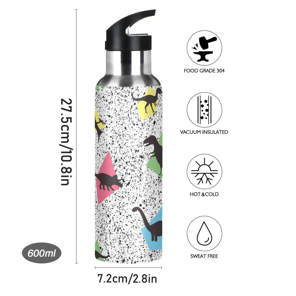 Stainless Steel Insulated Water Bottle with Straw Lid Z574