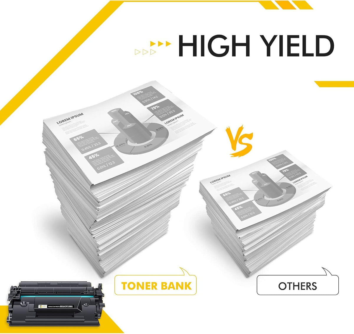 Black 2 Pack Compatible Toner Cartridge E651