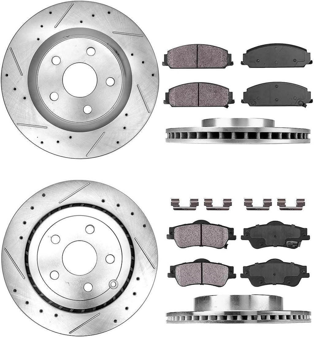 Rotors + Brake Pads + Clips J769