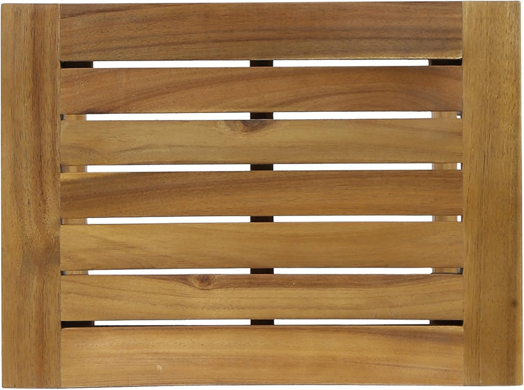 Natural Stained Acacia Wood Barstools, 4-Pcs Set V405