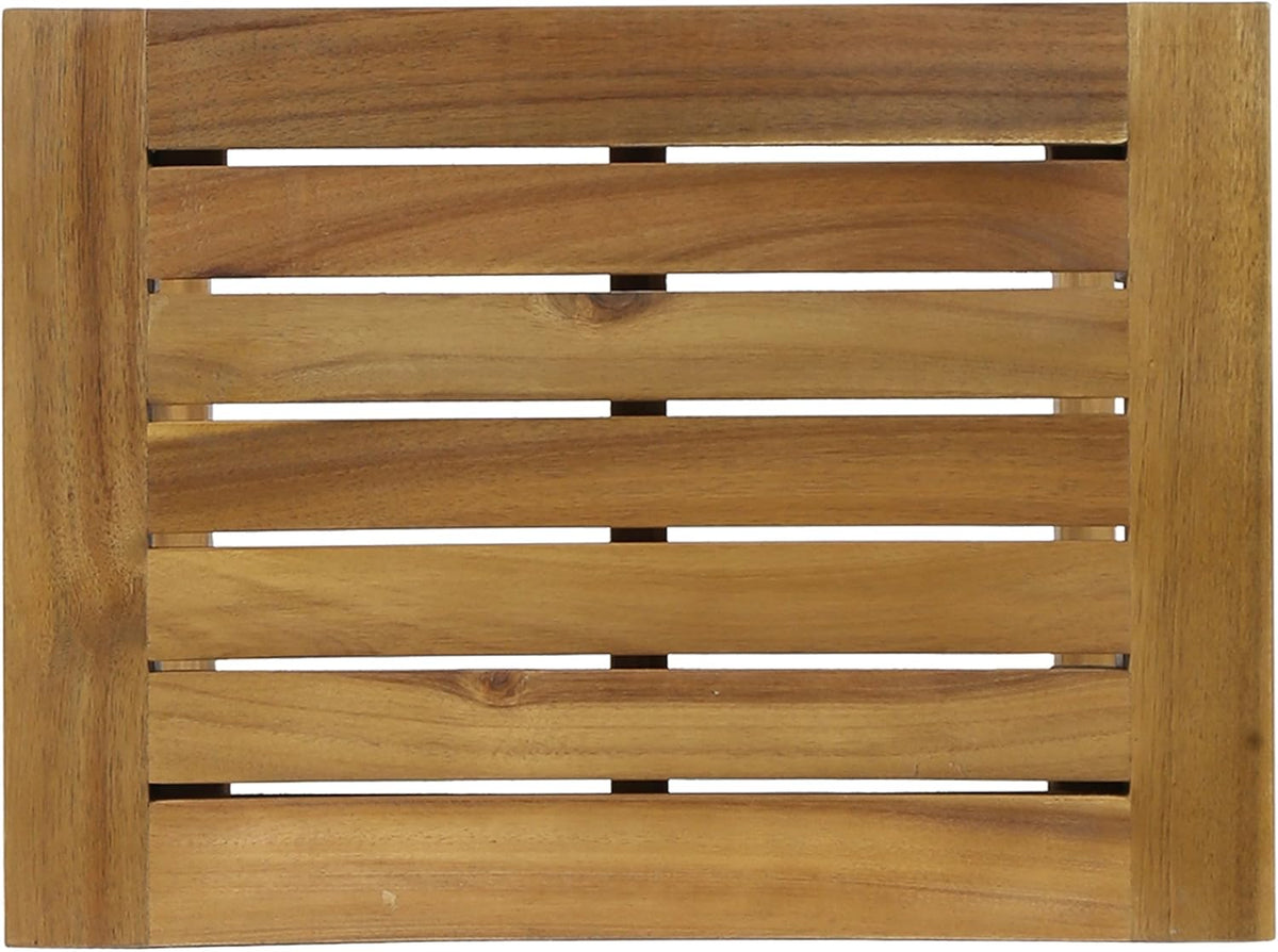 Natural Stained Acacia Wood Barstools, 4-Pcs Set V405