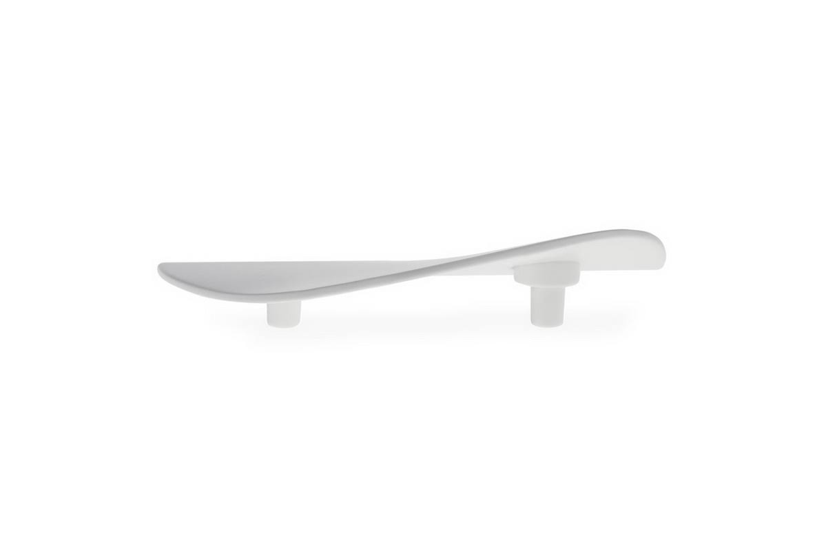 White 2 1/2 in Center-to-Center Cabinet Hardware L4626