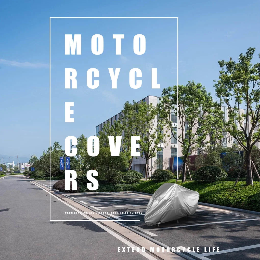 Silver Motorbike Dustproof Cover J174114