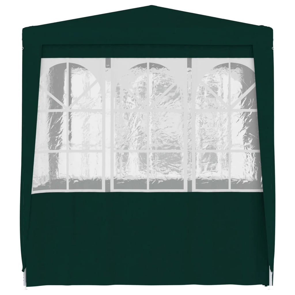 Green Party Tent with Side Walls Outdoor Gazebo Canopy 6.6ft x 6.6ft x 7.9ft E54203