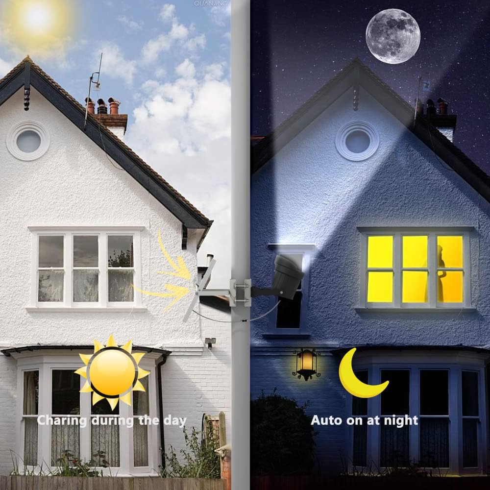 Solar Flag Pole Light 3in1 Design, 2 Brightness, Outdoor Dusk to Dawn X5563