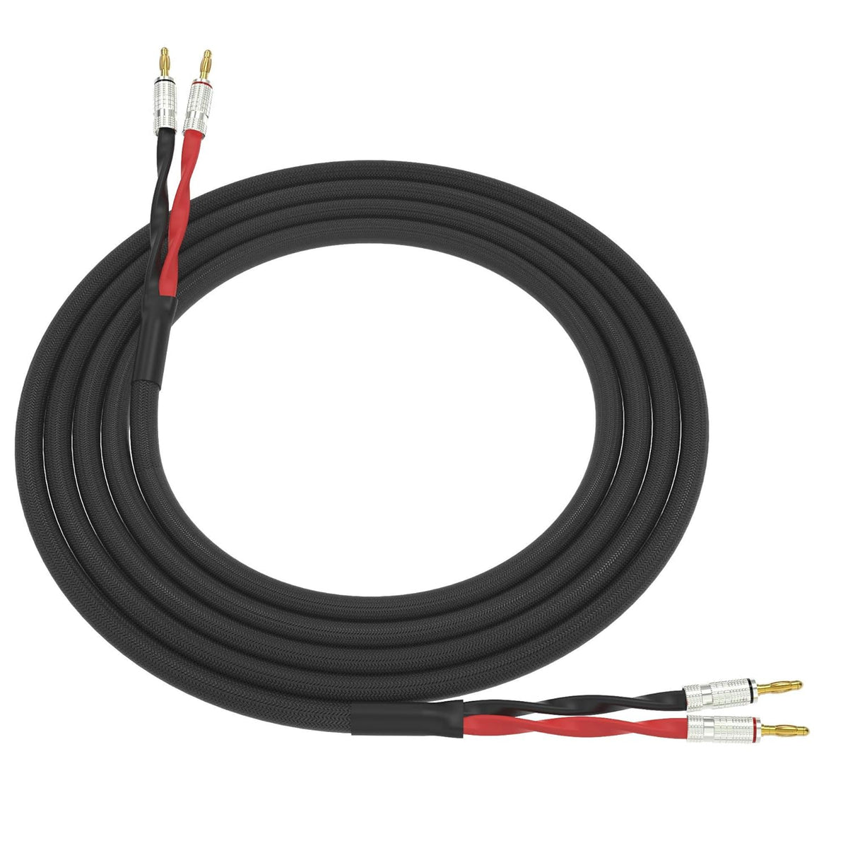 Black TechFlex 15 Feet Speaker Cable B6588