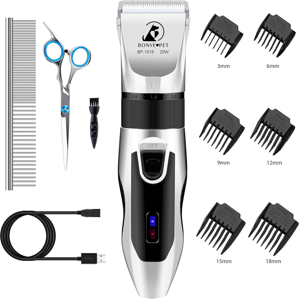 Quiet Cordless Rechargeable Dog Clippers N183650