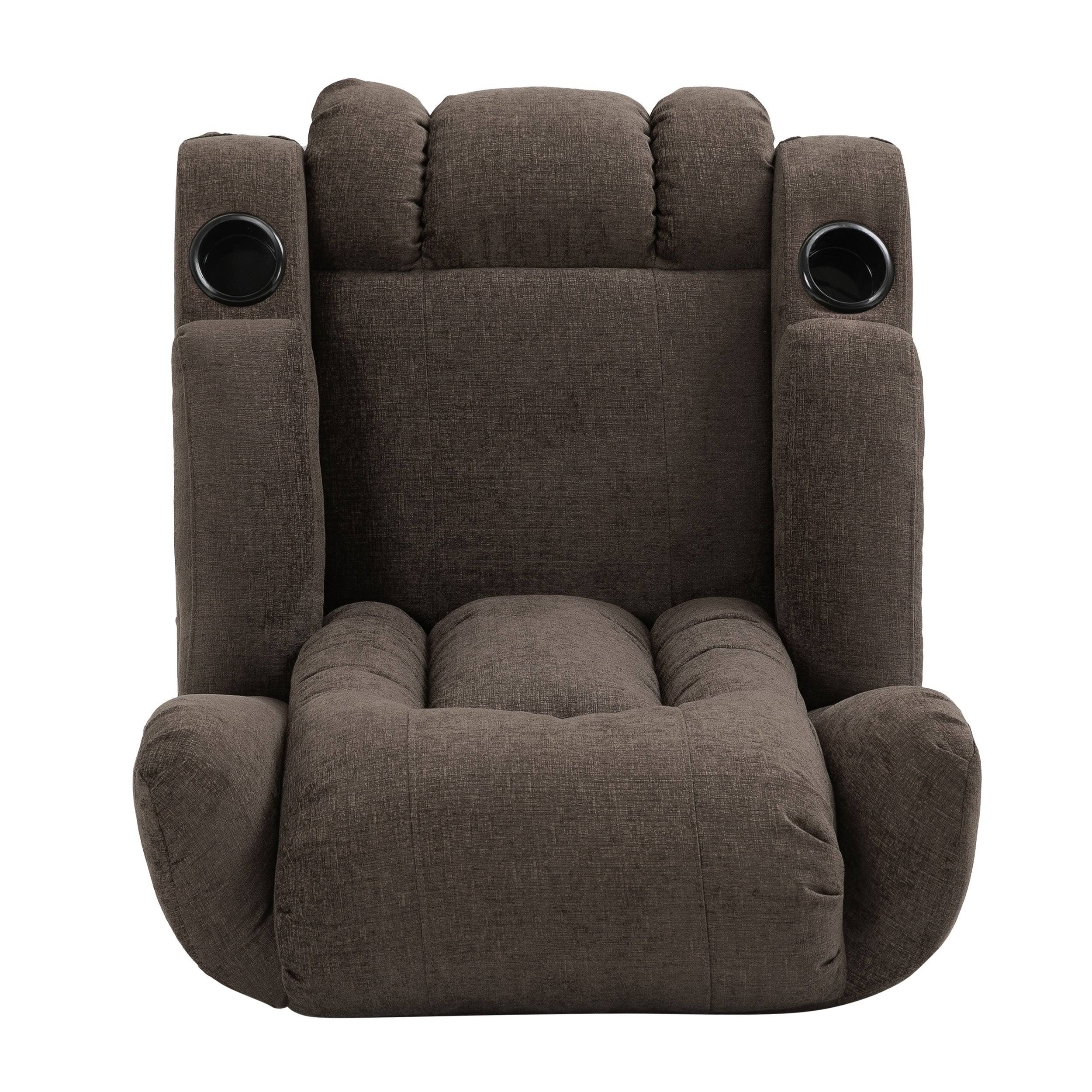 Brown Massage Recliner Y30895