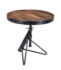 Natural Adjustable Round Accent Table L628294
