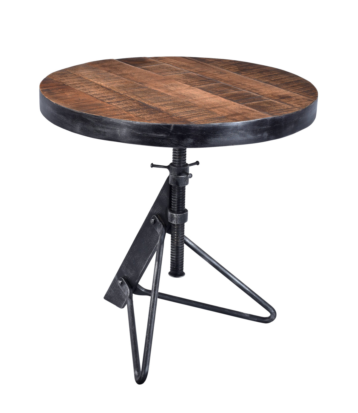 Natural Adjustable Round Accent Table L628294