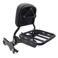 Black Sport Luggage Rack Sissy Bar Upright T5720