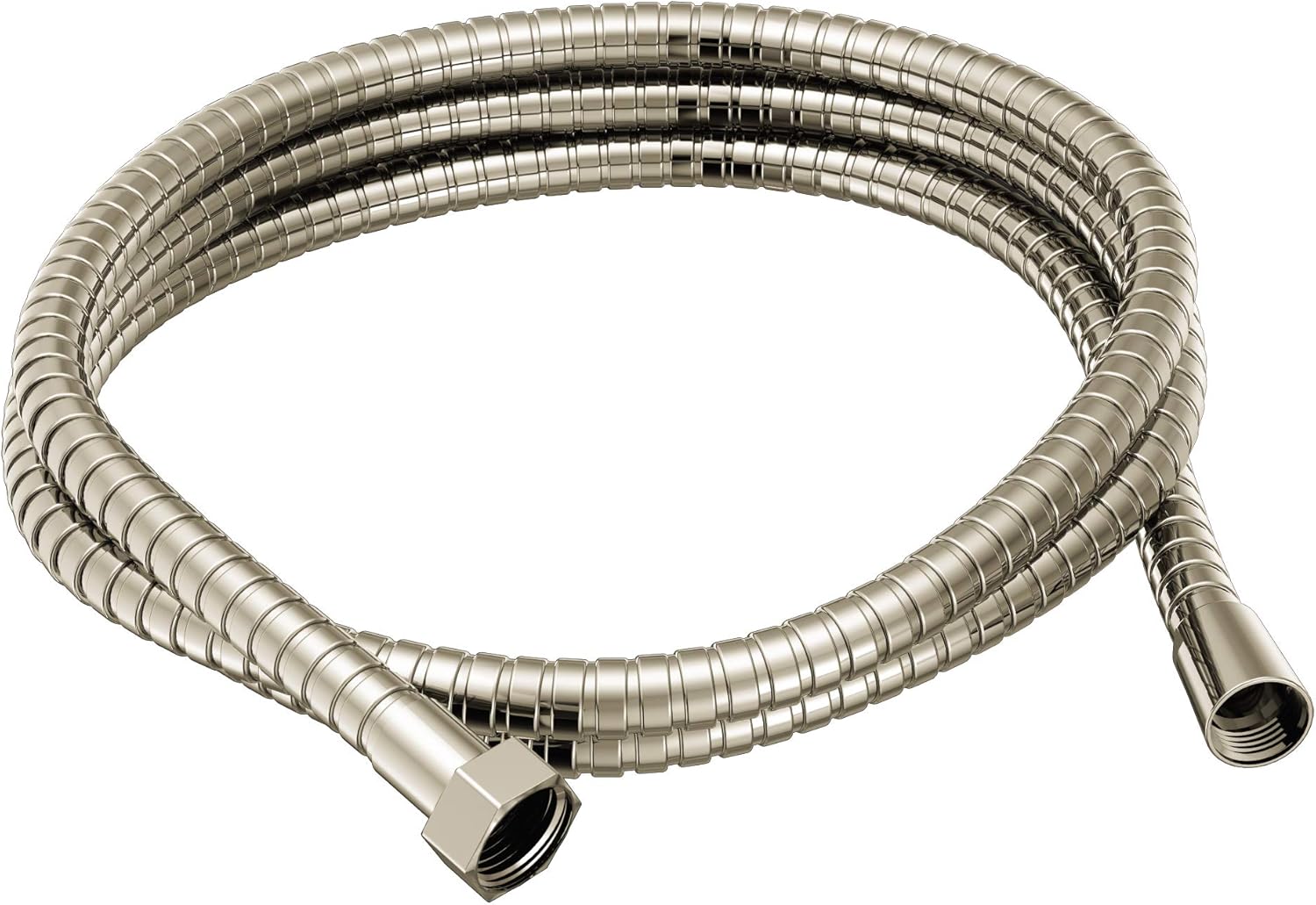 Chrome Metal Hand Shower Hose, Pack of 2 A433
