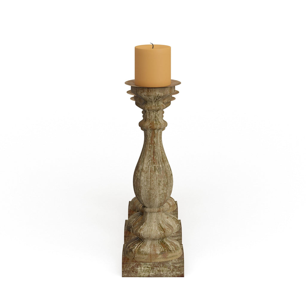 Brown Fir Candle Holder (Set of 3) X118