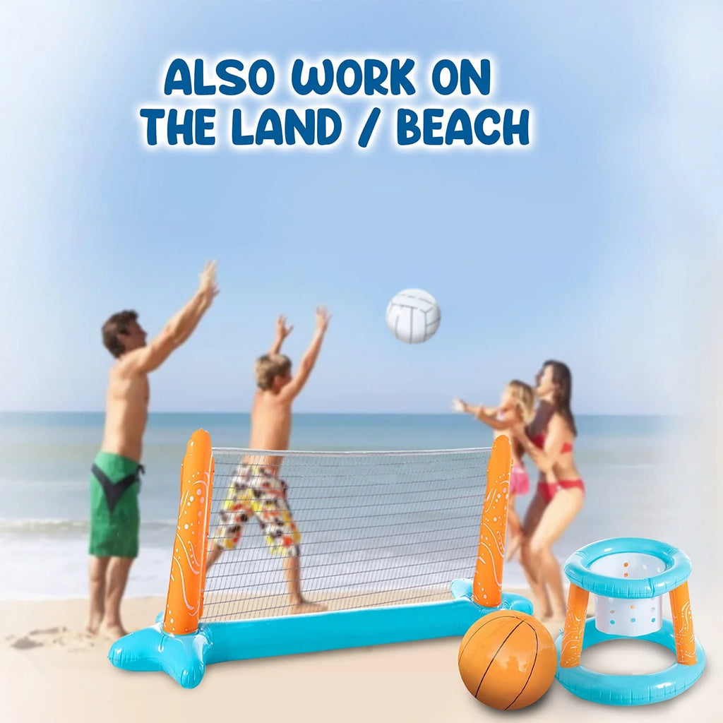 Inflatable Swimming Pool Volleyball Set with Balls Z16056