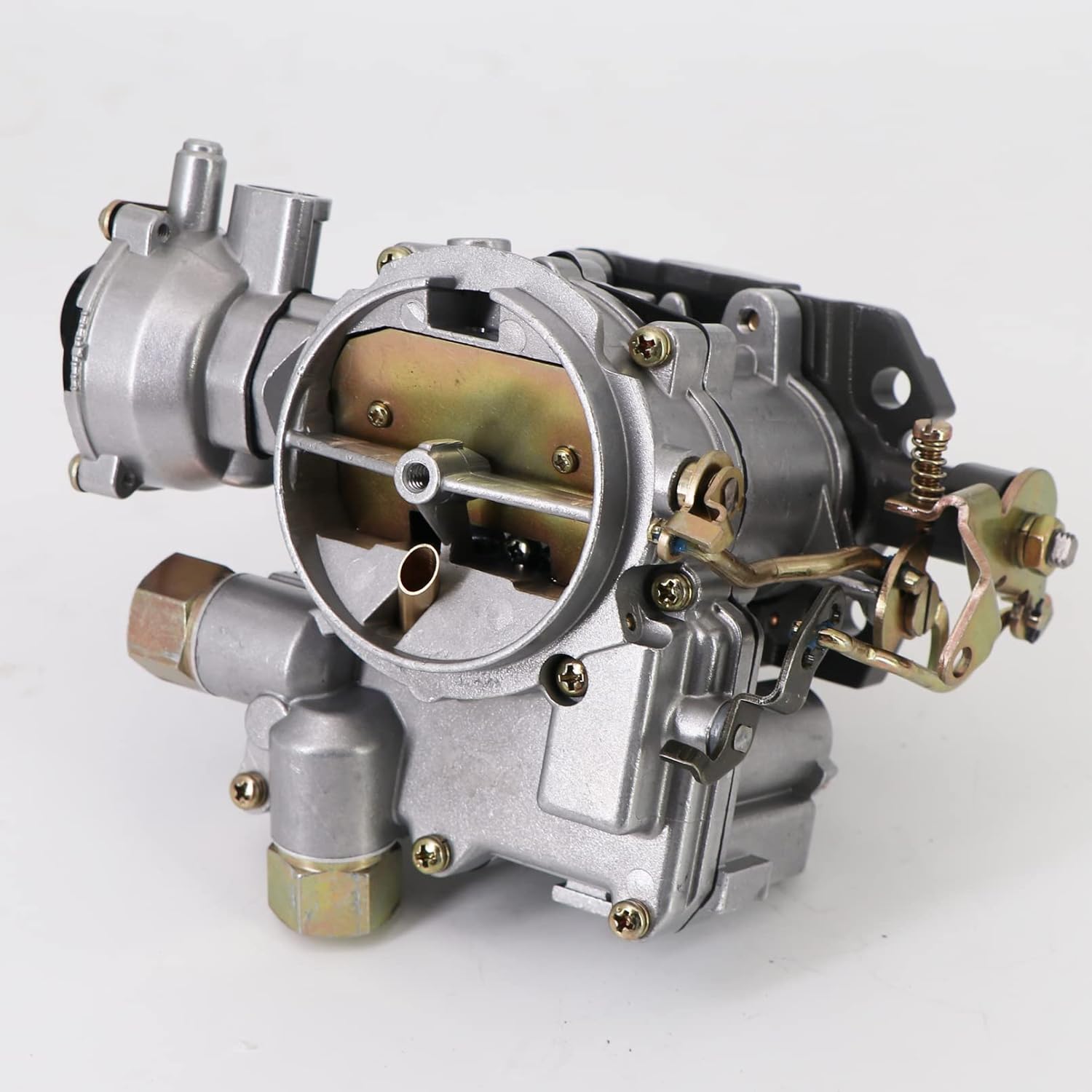 Carburetor for Mercruiser Marine 4-Cylinder 2.5L 3.0L 2 Barrel Side Fuel Inlet with Electric Choke M593205