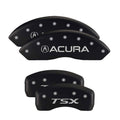 Brake Caliper Cover Matte Black Powdercoat Aluminum Q921