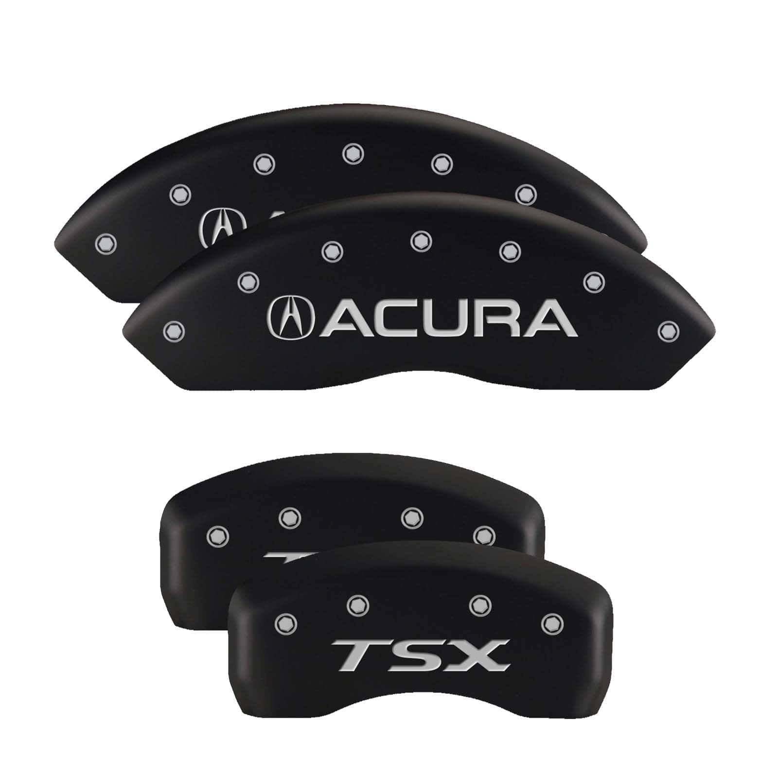 Brake Caliper Cover Matte Black Powdercoat Aluminum Q921