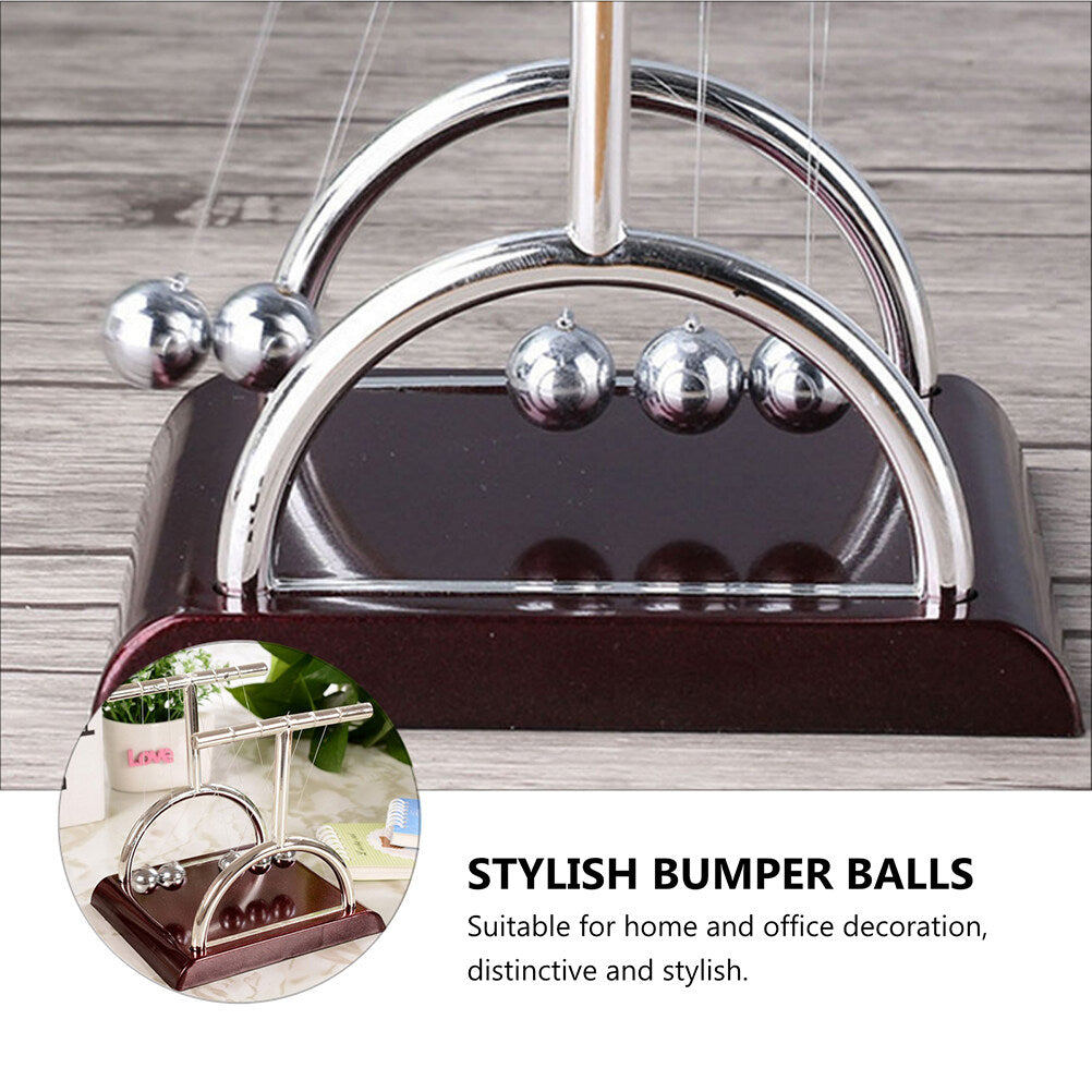 2pcs Newtons Cradle Desktop Pendulum Science Motion Swing Desk Ornament A719728