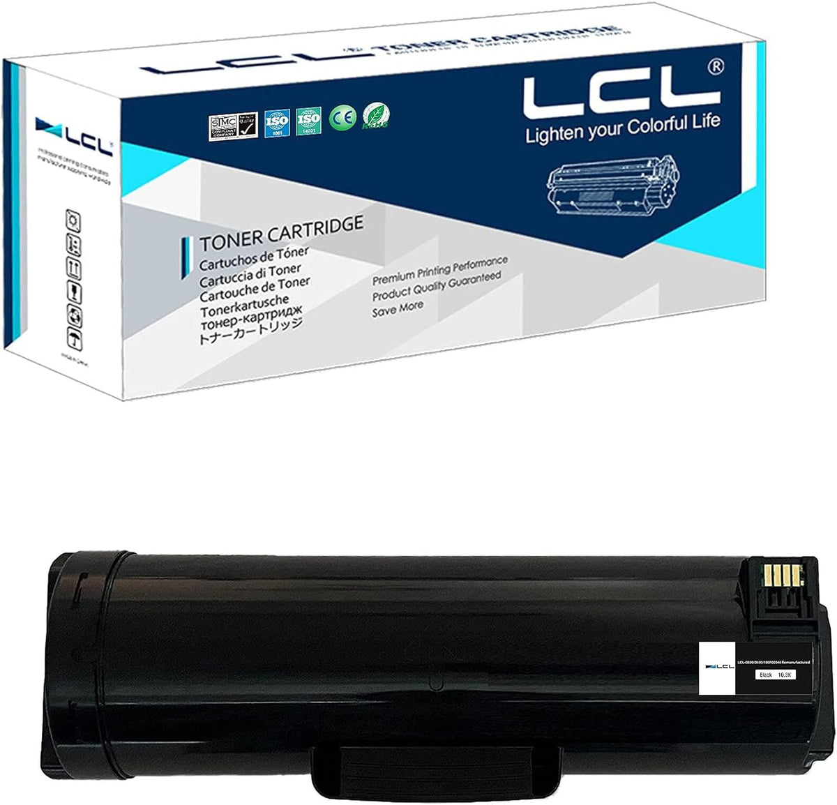 Remanufactured Toner Cartridge Replacement for Xerox VersaLink B600 B605 B610 B615, 10300 Pages, 1-Pack Black O36155