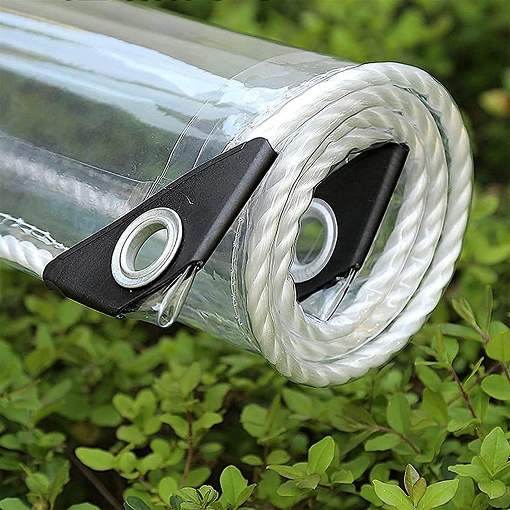 Clear PVC Vinyl Waterproof Tarpaulin Canopy 1.2x2m F388