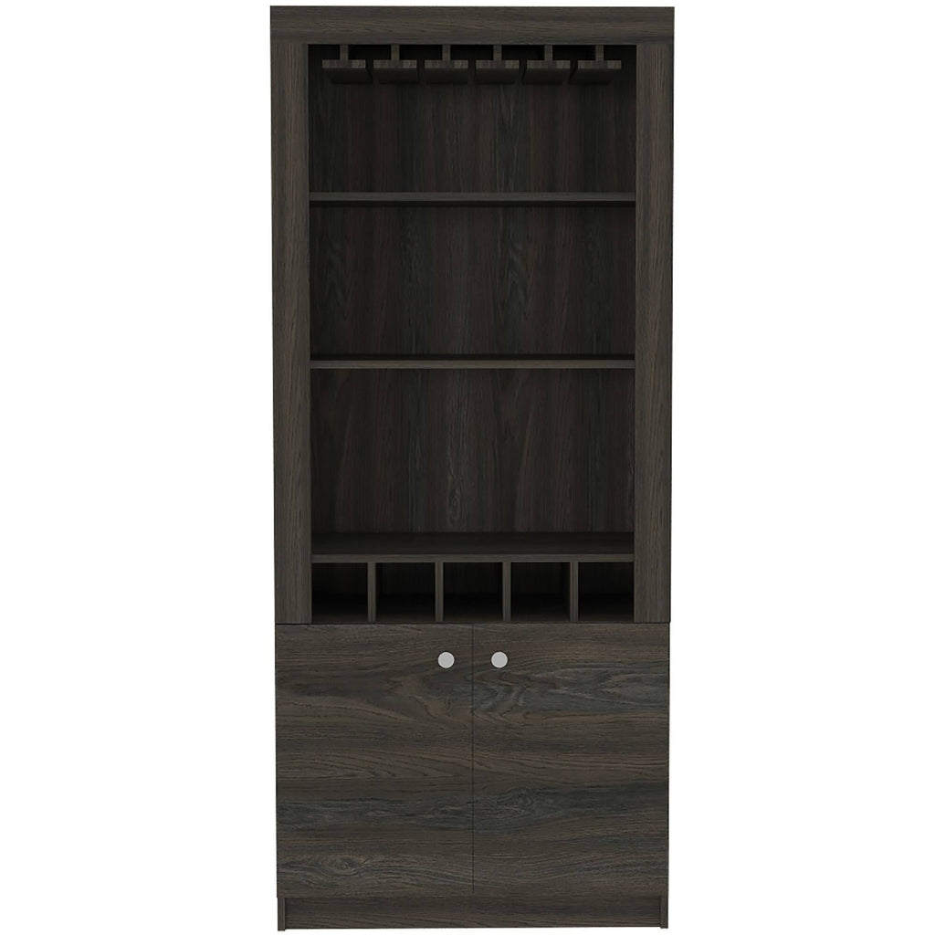Black Wengue Bar Cabinet U314