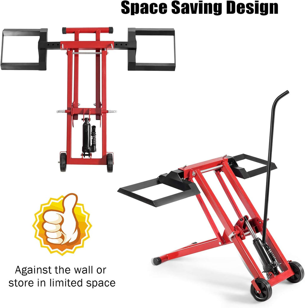 Hydraulic Lawn Mower Lift, 500-lb Capacity V67754