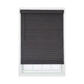 Walnut Faux Wood Cordless Room Darkening Horizontal Blinds I1255