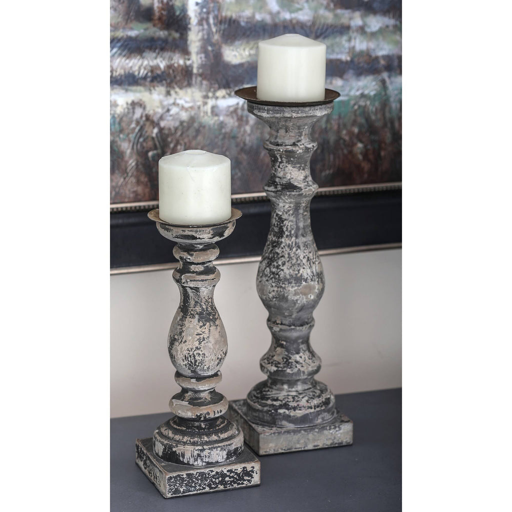 Brown Fir Candle Holder (Set of 3) X118