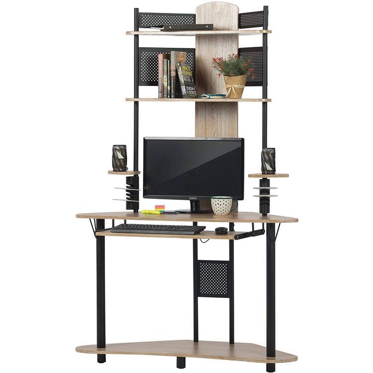 Arch Corner Computer Desk with Hutch / Tower N351