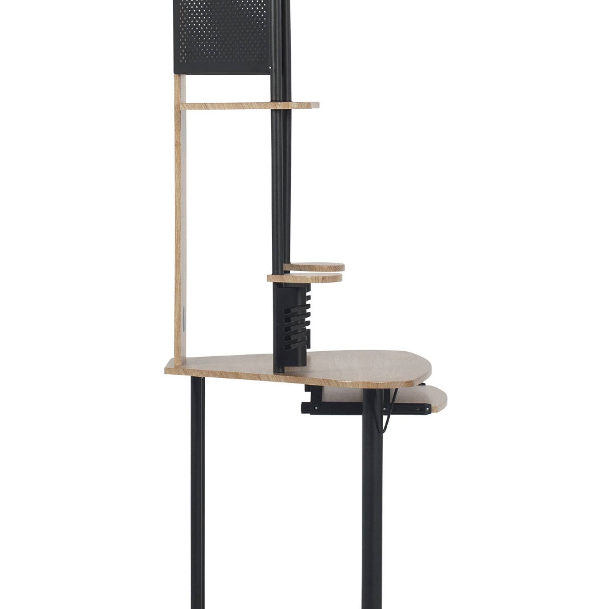 Arch Corner Computer Desk with Hutch / Tower N351