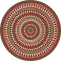 Vintage Vinyl Round Folk Art Bulls Eye Z66155