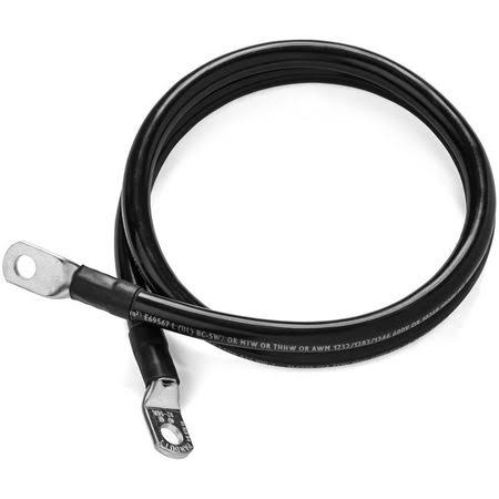 Single Black 8 ft 2 AWG Battery Cable T84707
