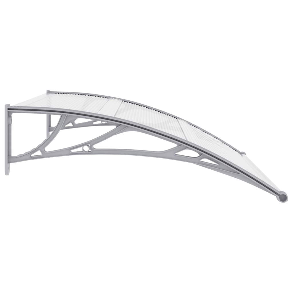 Gray Transparent 47.2"x31.5" Door Canopy C389