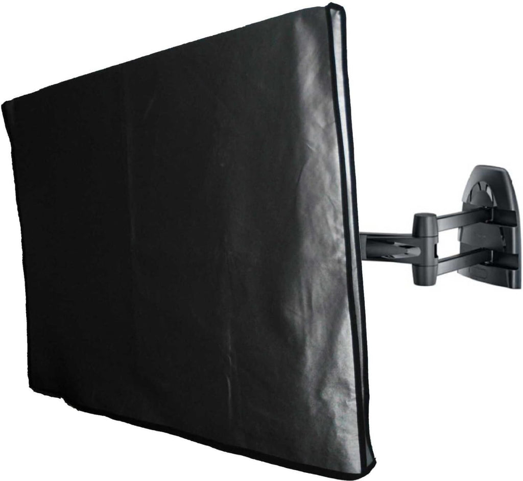 Large Flat Screen TV Vinyl Padded Dust Covers with Remote Control Pocket Pack of 2 J85246