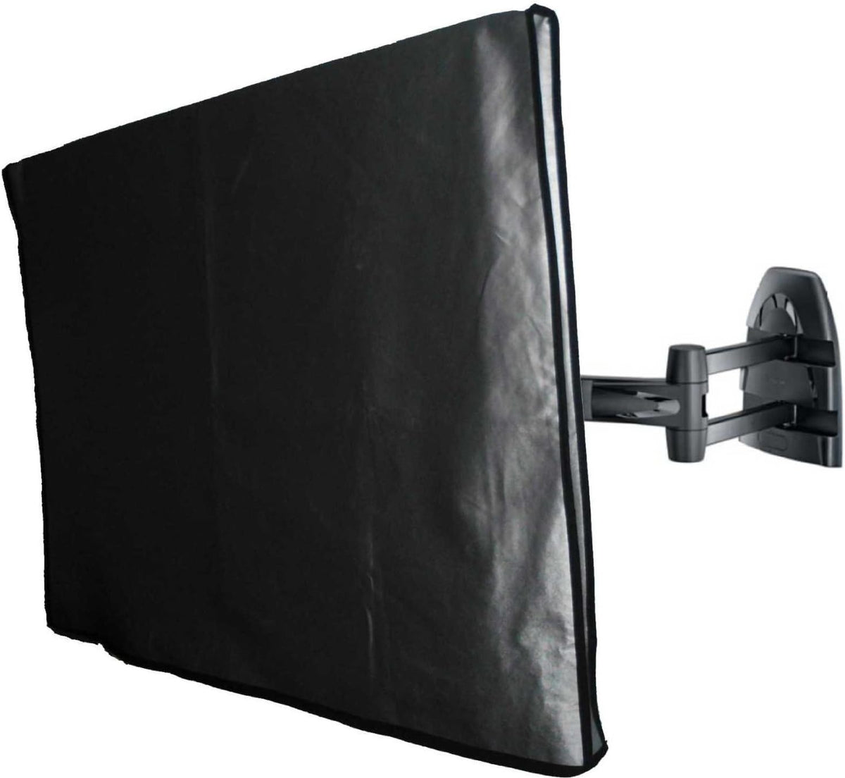 Large Flat Screen TV Vinyl Padded Dust Covers with Remote Control Pocket Pack of 2 J85246