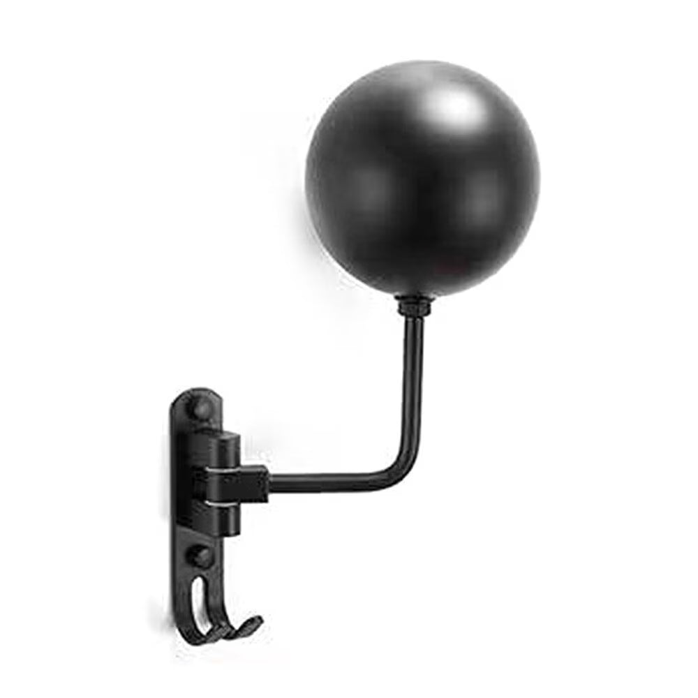 Wall-Mounted Metal Helmet Holder Hat Storage Rack Display Stand L6627