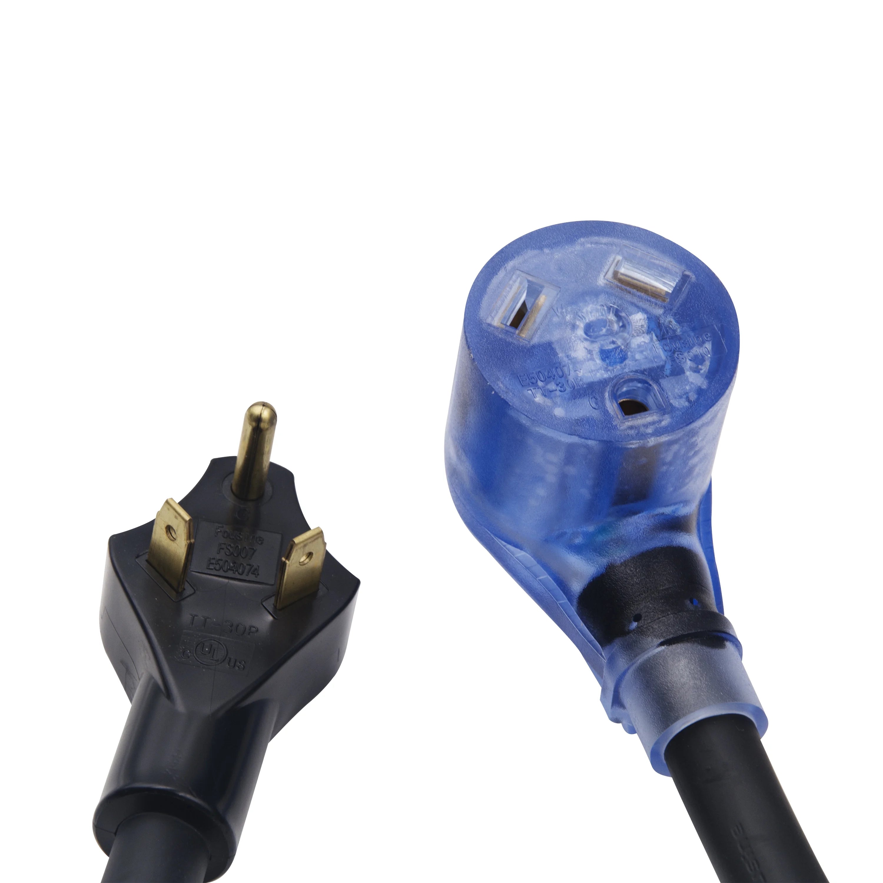 30 Amps RV Extension Cord with Lighted End, 30-feet Y2908