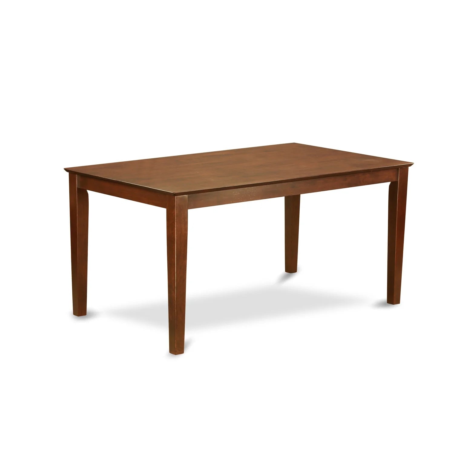 Mahogany Rectangular Kitchen Table with Bench and Chairs N403