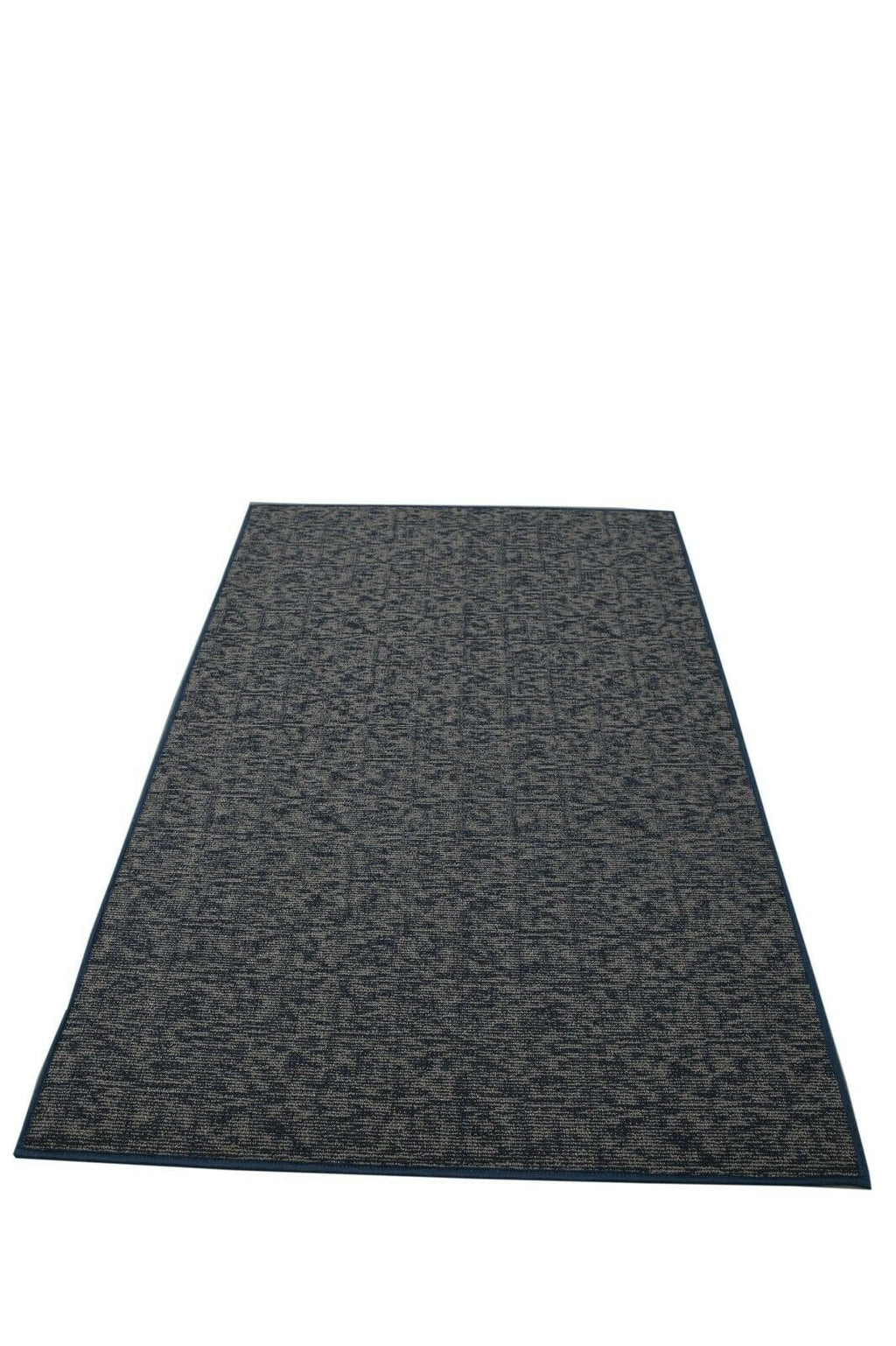 Navy Hexagon Rug R20573