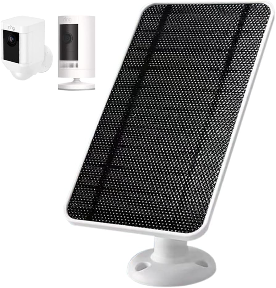 3 Pack Solar Panel with 13 FT Cable and Adjustable Wall Mount O60153