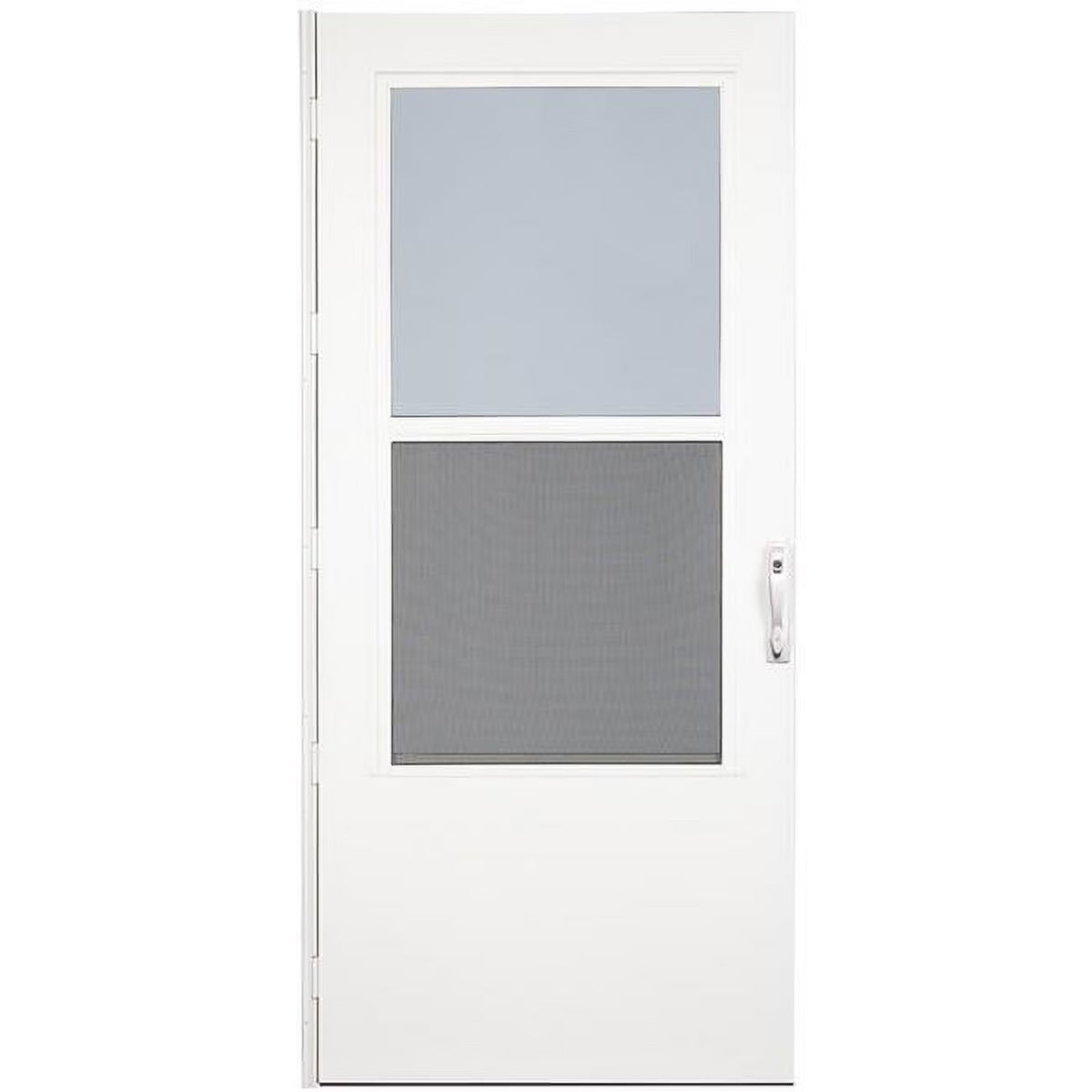 36 in. White Self-Storing Storm Door T277810