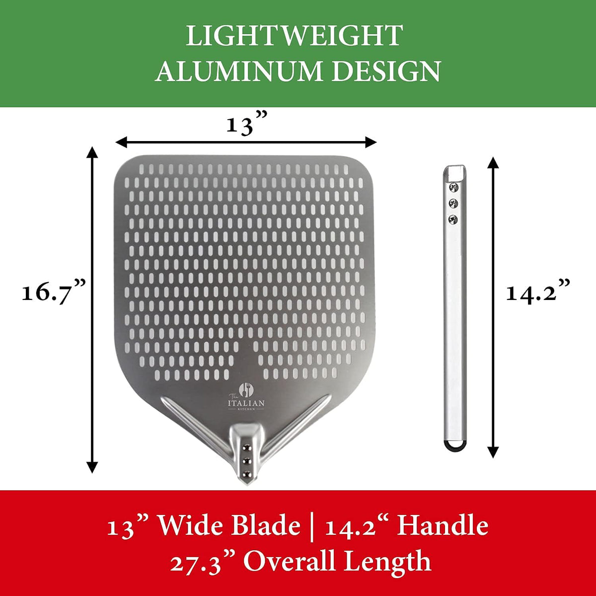 13" Aluminum Pizza Peel Pack of 2 G12048