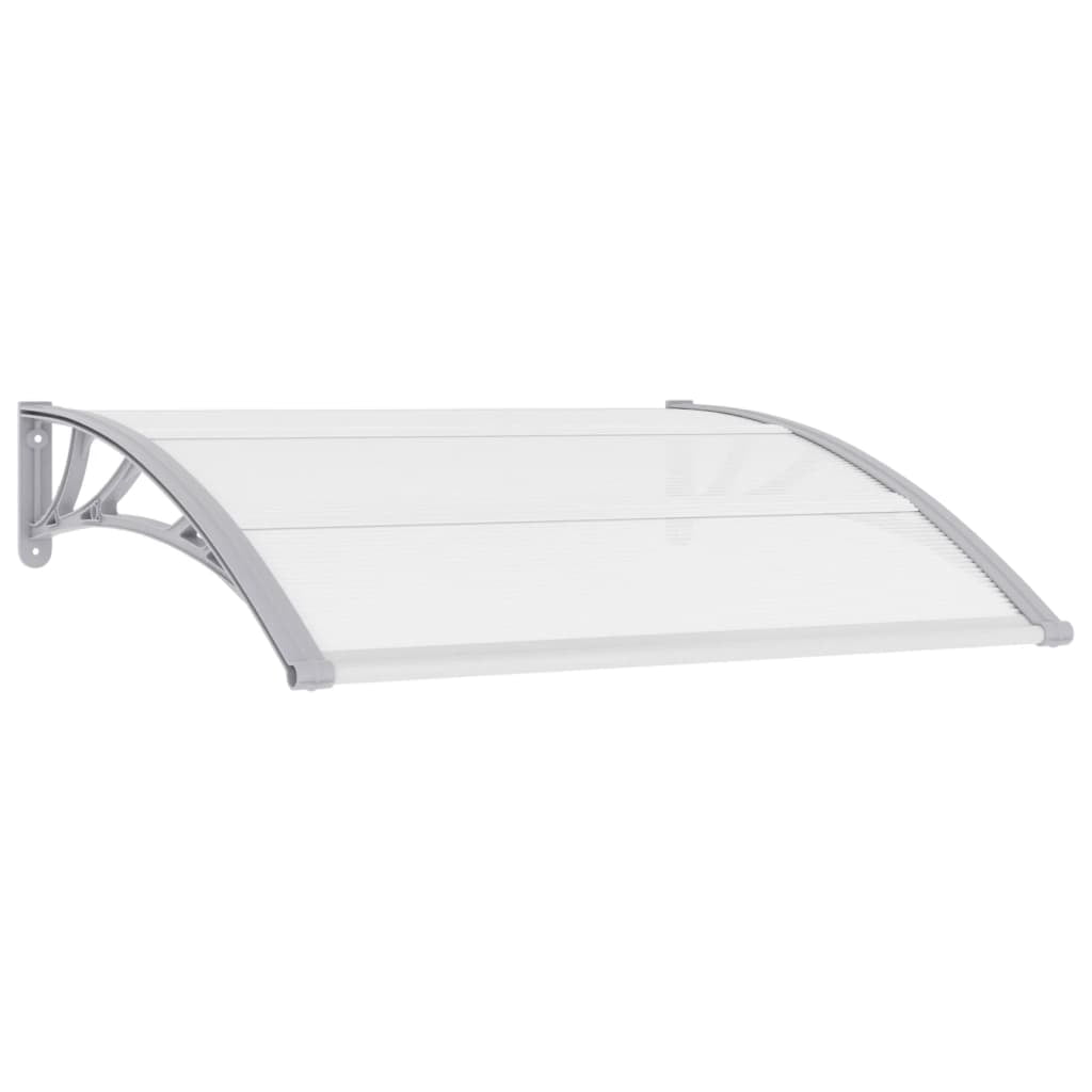 Gray Transparent 47.2"x31.5" Door Canopy C389
