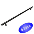Flat Black Cabinet Hardware Bar Handle Pull Y2416