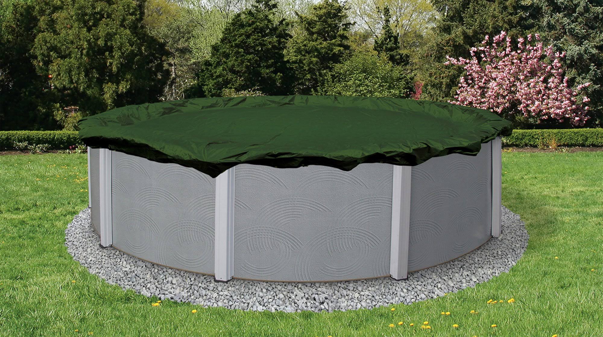 18-ft x 38-ft Oval Above Ground Pool Winter Cover W499705