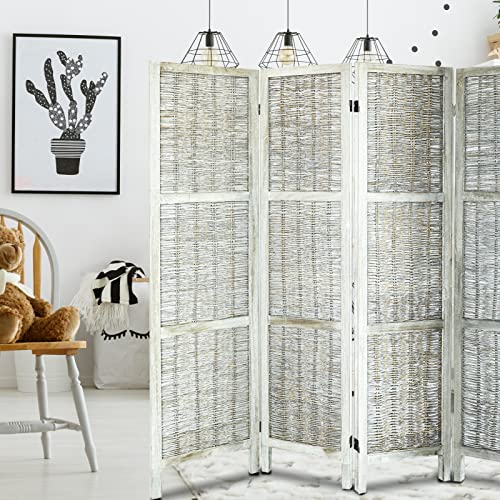 Room Divider Screen Wood Freestanding Q850